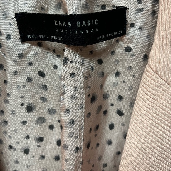 Women's Tan, pink tint  Blazer Coat. L - Picture 3 of 4